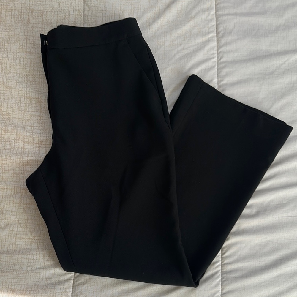 H&M Sleek Straight Black Pants Size 12